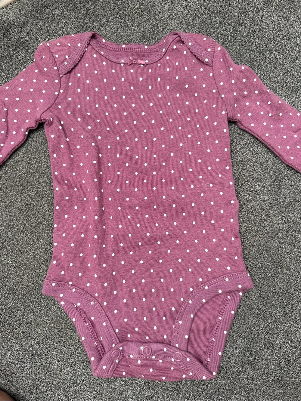 3 month Carter's Purple & Multi Floral Long-Sleeve Bodysuit Set